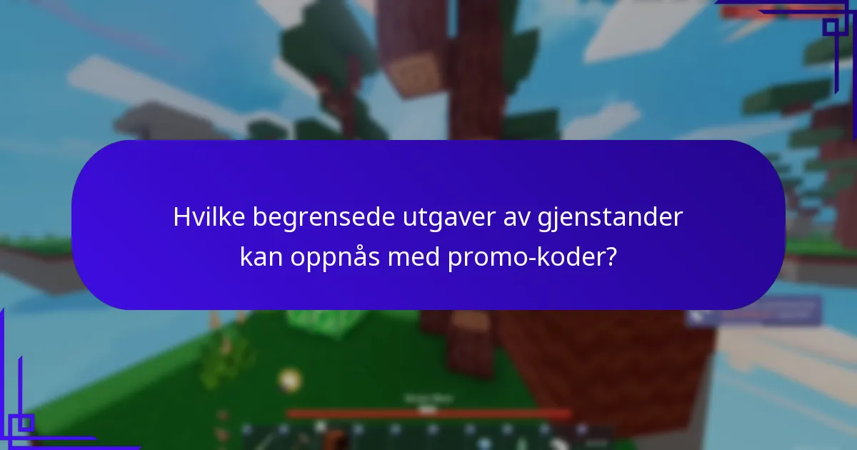 Hva er de sjeldne samleobjektene tilgjengelig gjennom Roblox-promo-koder?
