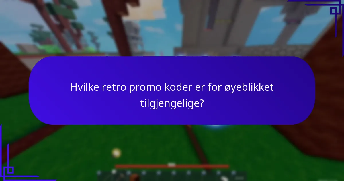 Hvilke tilbakeblikk-gjenstander kan oppnås med retro koder?