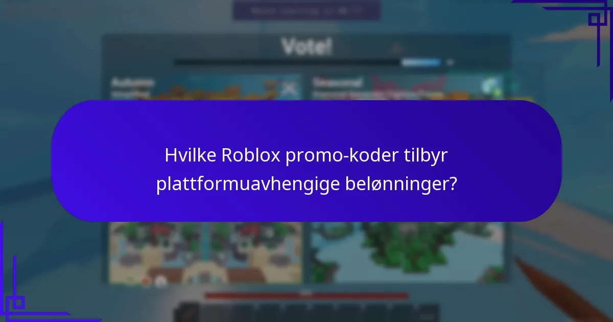 Hvilke multi-spill gjenstander kan låses opp med Roblox promo-koder?